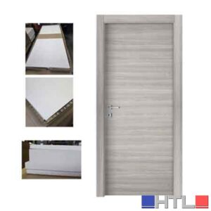 PORTA BATTENTE REVERSIBILE OLMO GRIGIO EFFETTO VENATO 600x2100h mm