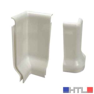 ANGOLO PER PARASPIGOLO IN PVC Mod. Esterno, Colore Bianco - Confezione 20 pezzi