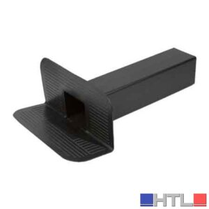 BOCCHETTONE DI SCARICO ANGOLARE QUADRO mm 100x100x410h