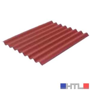 LASTRA BITUMATA MONOSTRATO ONDULATA 'BASE' 85,5x200 cm - Colore Rosso