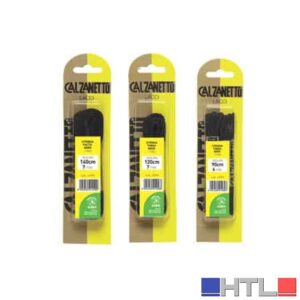 STRINGA 'PROPLANET' CALZANETTO Mod. Piatto, 110 cm, Colore Bianco - Confezione 1 paio