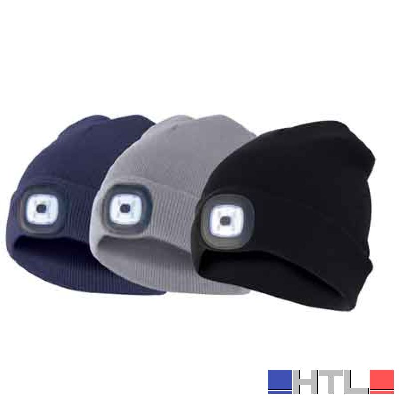 BERRETTO CON LUCE FRONTALE RICARICABILE Colore Blu