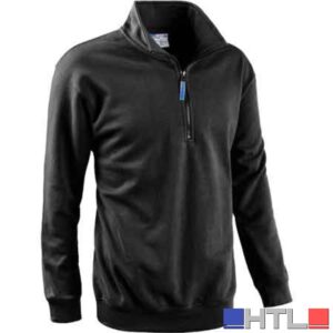 FELPA CON ZIP CORTA ANTRACITE Tg. L (52-54)