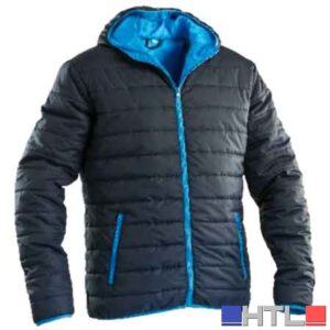 GIUBBINO IMBOTTITO CON CAPPUCCIO BLU Tg. L (52-54)