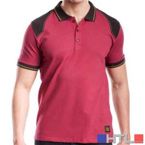 POLO ELASTICIZZATA RINFORZATA 'WORKPOL' BORDEAUX RICA LEWIS Tg. L
