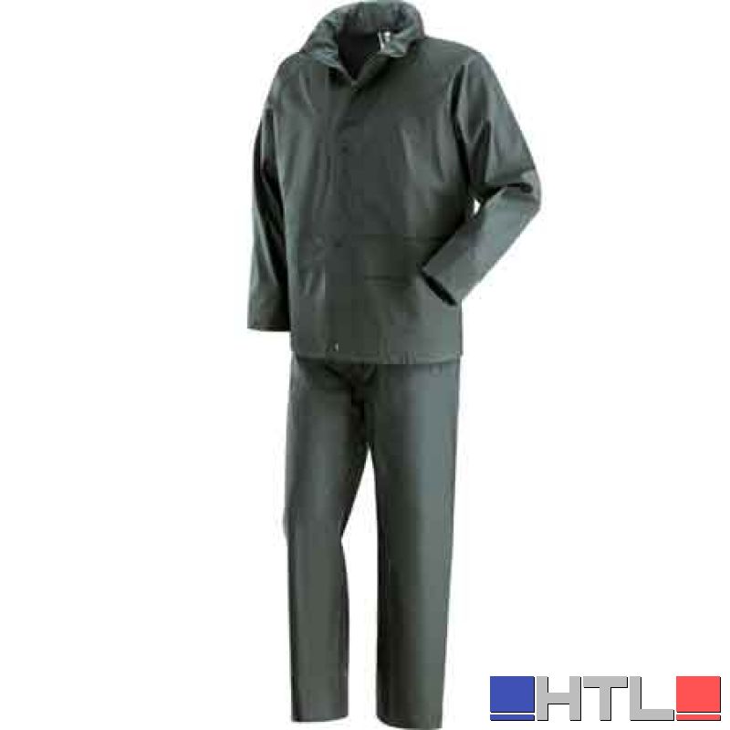 COMPLETO GIACCA E PANTALONE IMPERMEABILE 'IGUAZU' Tg. M - Colore Verde