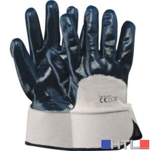GUANTO COTONE/IMPREGNATO NBR BLU Tg. 10 (Confezione da 12 paia)