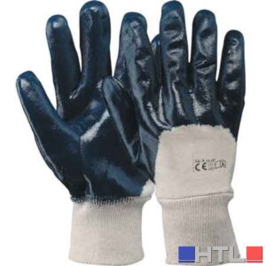 GUANTO COTONE/IMPREGNATO NBR CON POLSINO Tg. 10 (Confezione da 12 paia)