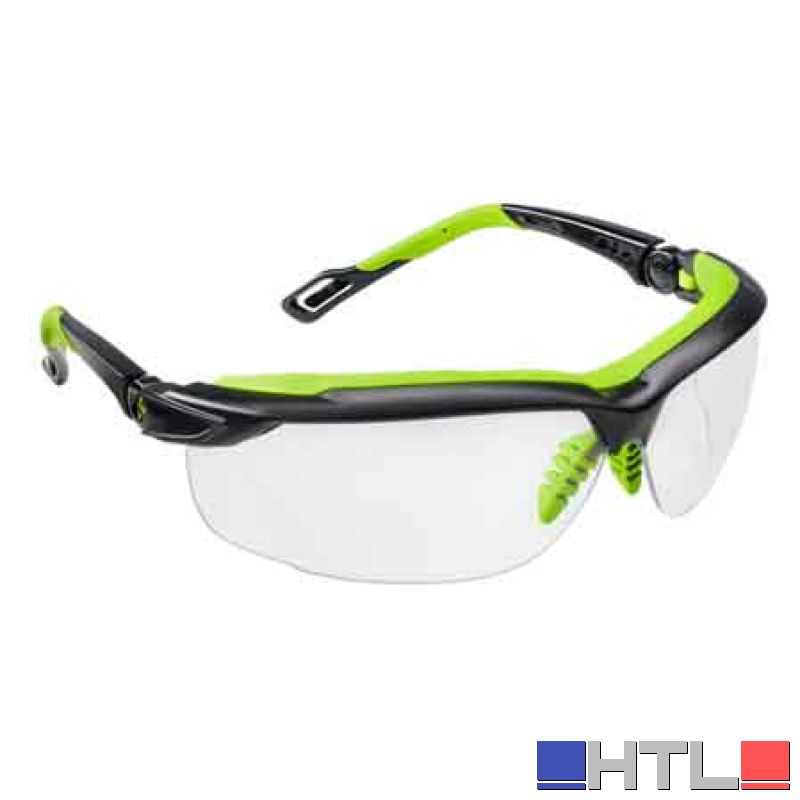 OCCHIALI DI PROTEZIONE A STANGHETTA 'OSB4' NERI Lente trasparente