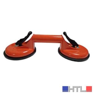 VENTOSA DOPPIA PER PIASTRELLISTI IN ALLUMINIO CARDINALE Ø 118 mm
