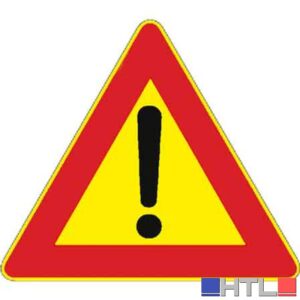 SEGNALE CANTIERE FIG.35G 'PERICOLO GENERICO' 90 cm
