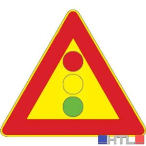 SEGNALE CANTIERE FIG.404 'SEMAFORO'  90 cm