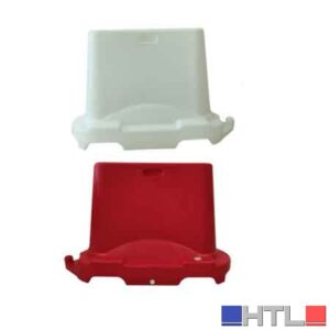 BARRIERA STRADALE IMPILABILE cm 100x40x70h - Colore Bianco