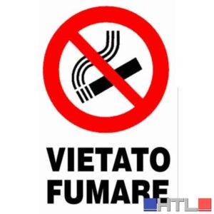 CARTELLO 'VIETATO FUMARE' 20x30 cm (Confezione da 10 pezzi)