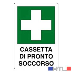 CARTELLO 'PRONTO SOCCORSO  20x30 cm (Confezione da 10 pezzi)