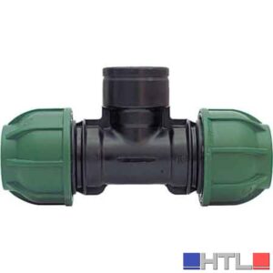 TEE A 90° A STRINGERE CON DERIVAZIONE FIL. FEMMINA Ø mm 16x1/2"x16 - 10 PN