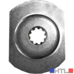 FLANGIA PER COPPIA CONICA FORO DENTATO