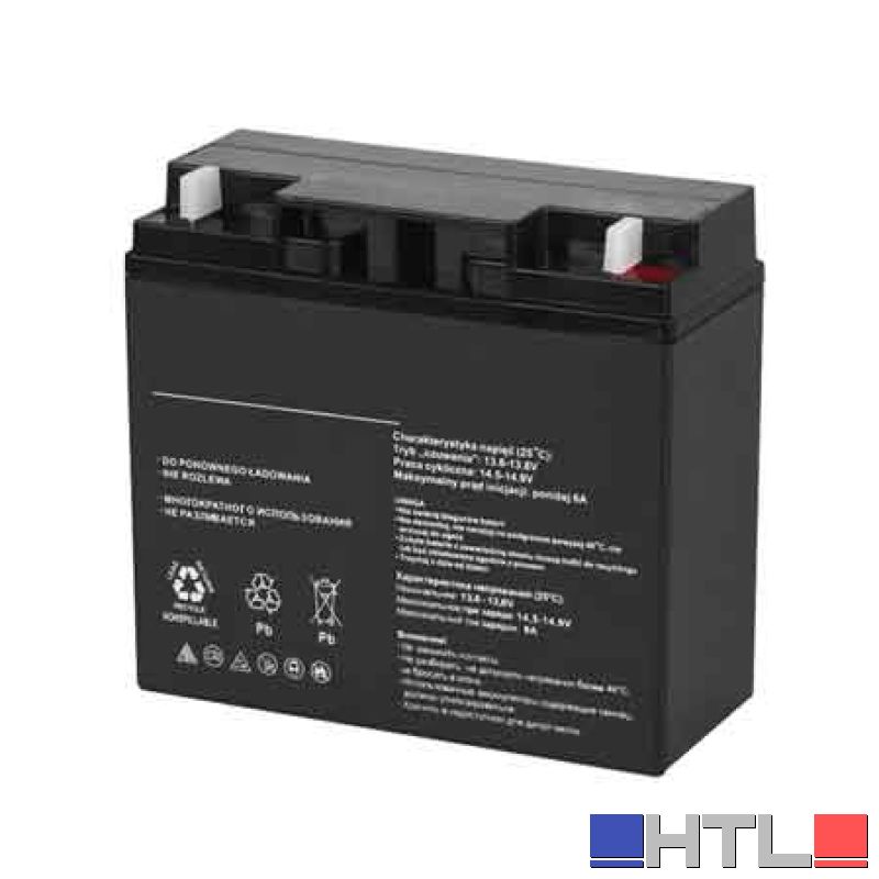 BATTERIA PER FALCIATRICI E TRATTORINI 20Ah Dx - spunto 275A - mm 186x82x171h