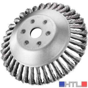 SPAZZOLA CONICA PER DECESPUGLIATORE 170 mm - 32 mazzetti