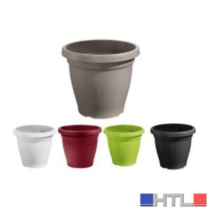 VASO 'VERONA' Ø 35x29h cm - Colore antracite