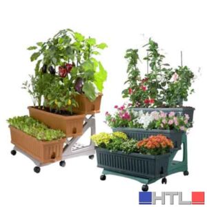 KIT FIORIERA 'ORTO' cm 80x74x73h - Col. Terracotta