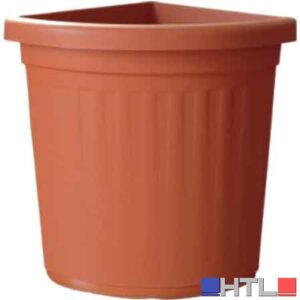 VASO AD ANGOLO 'CRETA' 30x30x50h cm