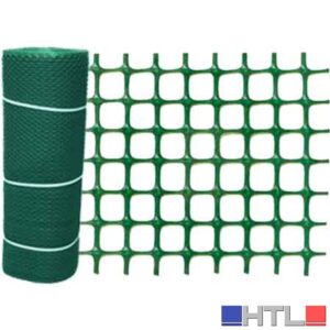 RETE DI PROTEZIONE 'QUADRA' h. 1,0 x 50 mt - Colore antracite