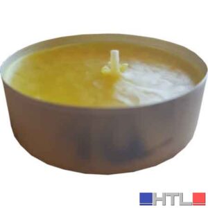KIT MINI CANDELE ALLA CITRONELLA Ø 3,6x1,7h cm - Confezione 25 pezzi