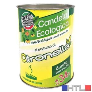 CANDELE ALLA CITRONELLA 'ECO' Ø 6x8h cm