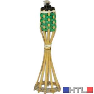 TORCIA IN BAMBOO CON BASE 35 cm