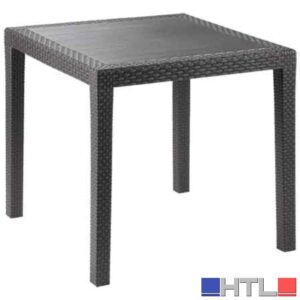 TAVOLO 'KING' 79x79x72h cm - Colore Antracite
