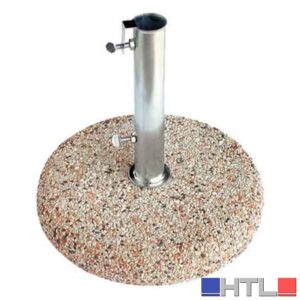 BASE TONDA IN GRANIGLIA PER OMBRELLONE Ø 45 cm - Tubo Ø 45/42 mm - 25Kg