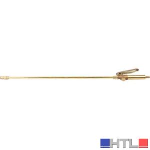 LANCIA IN OTTONE CON RUBINETTO A LEVA 67 cm