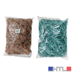 ELASTICO PER ORTAGGI IN PARA Ø 100x1,6 mm, Spess.1,5 mm - Colore verde