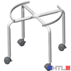 SUPPORTO PER FUSTINO OLIO CON RUOTE per 30/50 lt