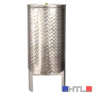 CONTENITORE PER ALIMENTI 100 lt - Ø 420 mm x 750h - foro 1/2"