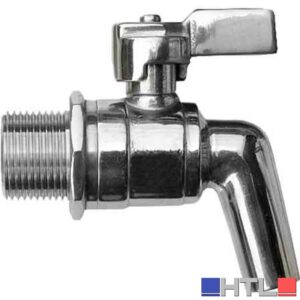 RUBINETTO INOX A SFERA PER CONTENITORE 1"