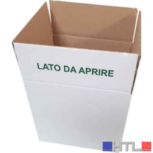 SCATOLA SPEDIZIONE PER LATTINE OLIO cm 30,5x25x31h (4x5 lt) (Confezione da 15 pezzi)