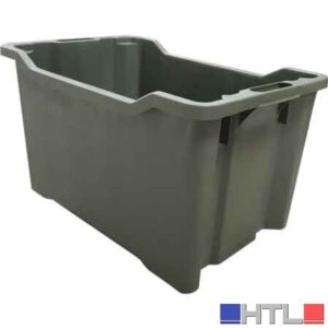 CASSETTA AGRICOLA SOVRAPPONIBILE E IMPILABILE CHIUSA 40 lt - 52x36x31 cm