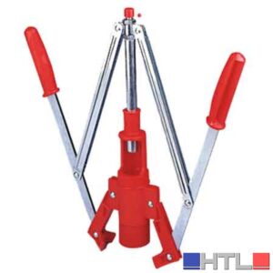 TAPPATRICE A DUE LEVE PER TAPPI IN PLASTICA Ø max 26 mm