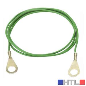 CAVO PER COLLEGAMENTO DI MASSA A TERRA 100 cm - Colore Verde