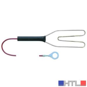 CAVO DI COLLEGAMENTO CON MORSETTO PER RECINTI ELETTRICI 125 cm