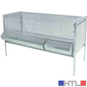 GABBIA PIEGHEVOLE PER POLLI 'LUXURY' cm 140x50x80h