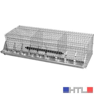 GABBIA PER CONIGLI INGRASSO TRE FORI cm 100x40x27h