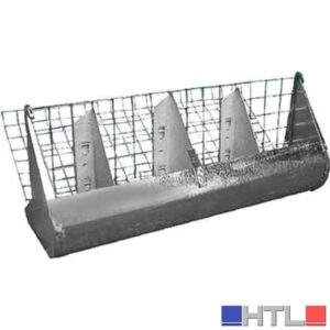 MANGIATOIA PER CONIGLI CON PORTA FIENO 39 cm