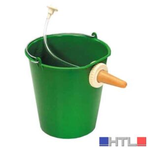 SECCHIO CON POPPATOIO PER VITELLI 10 lt