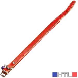 COLLARE PER CANI FODERATO CON CAMPANELLO 16x370 mm