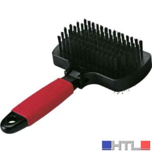 SPAZZOLA CON CARDATORE PER CANI cm 17x10,5x5h