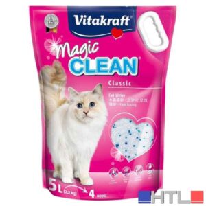 LETTIERA SILICA PER GATTI 'MAGIC CLEAN' VITAKRAFT 5 lt
