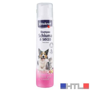 SHAMPOO SCHIUMA A SECCO PER CANI E GATTI VITAKRAFT 200 ml